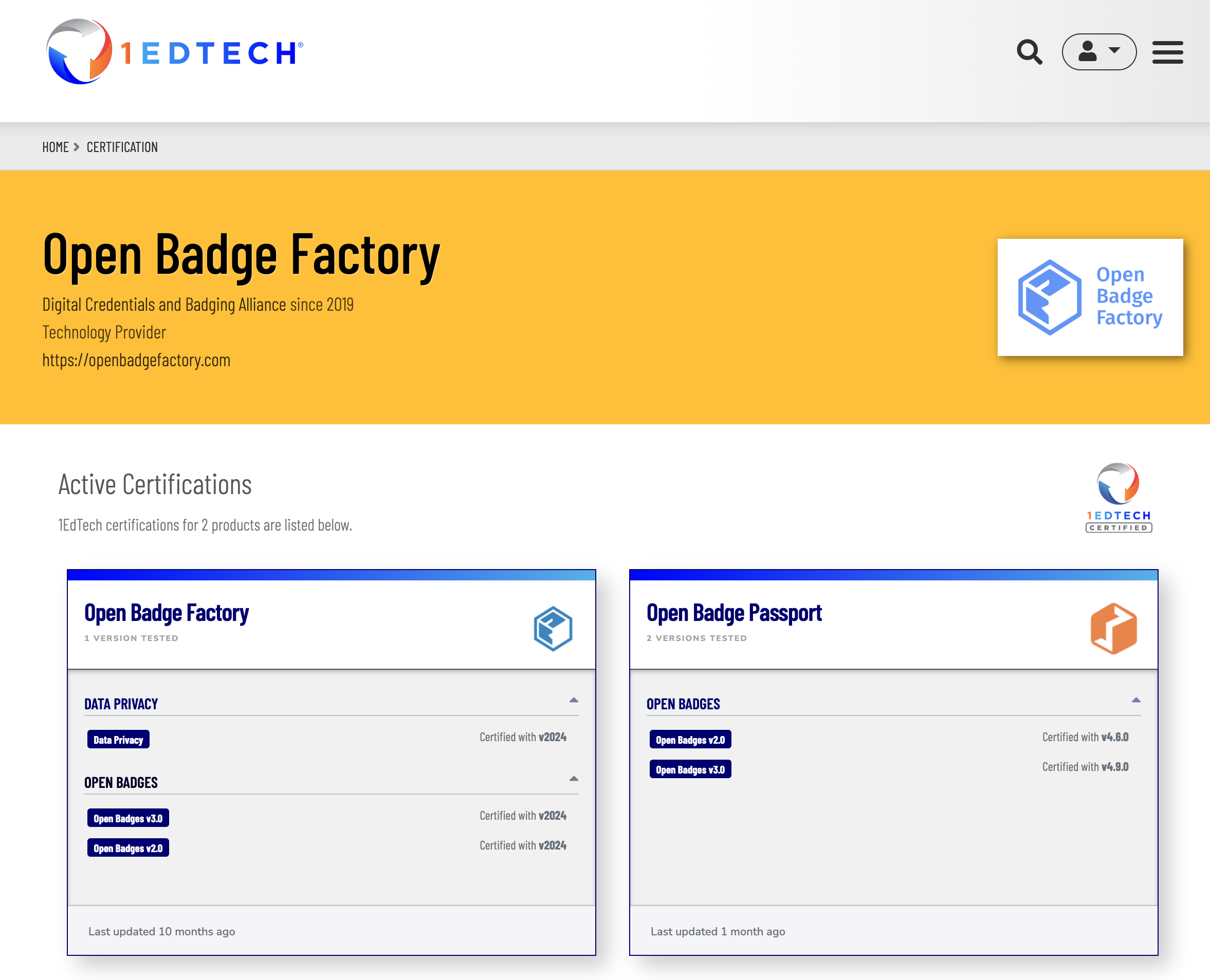 Open Badges v3.0